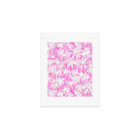 Schatzi Brown Maui Palm 2 Pink Art Print