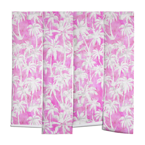Schatzi Brown Maui Palm 2 Pink Wall Mural