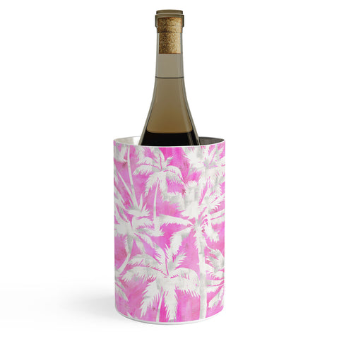 Schatzi Brown Maui Palm 2 Pink Wine Chiller
