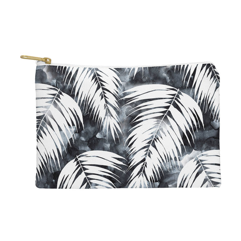 Schatzi Brown Maui Palm Black and White Pouch