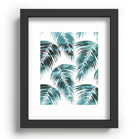 Schatzi Brown Maui Palm Green and White Recessed Framing Rectangle