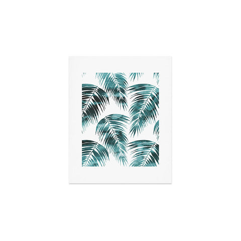 Schatzi Brown Maui Palm Green and White Art Print
