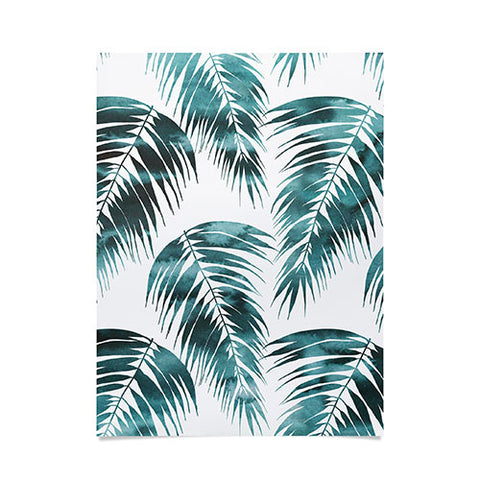 Schatzi Brown Maui Palm Green and White Poster