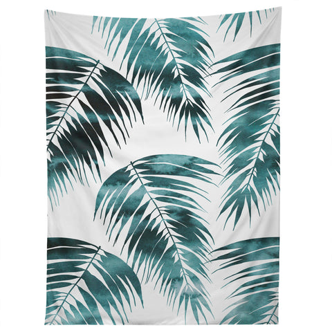Schatzi Brown Maui Palm Green and White Tapestry