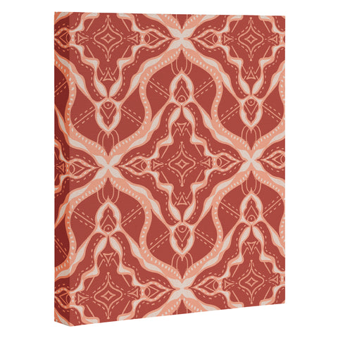 Schatzi Brown Mc Kenzie Global Peach Art Canvas