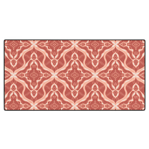 Schatzi Brown Mc Kenzie Global Peach Desk Mat