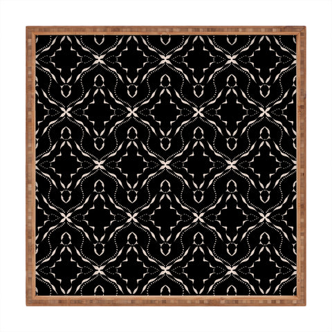 Schatzi Brown McKenzie Global Black Square Tray