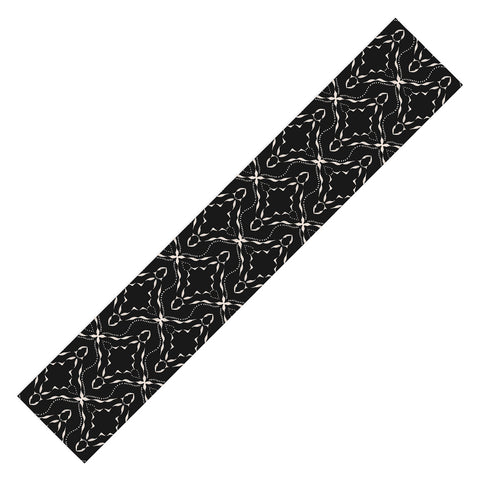 Schatzi Brown McKenzie Global Black Table Runner