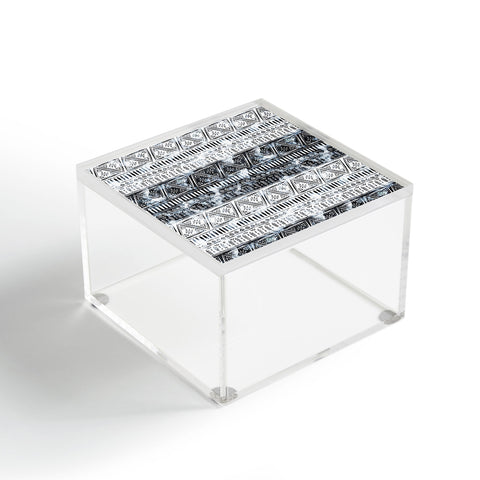 Schatzi Brown Mendhi Black and White Acrylic Box