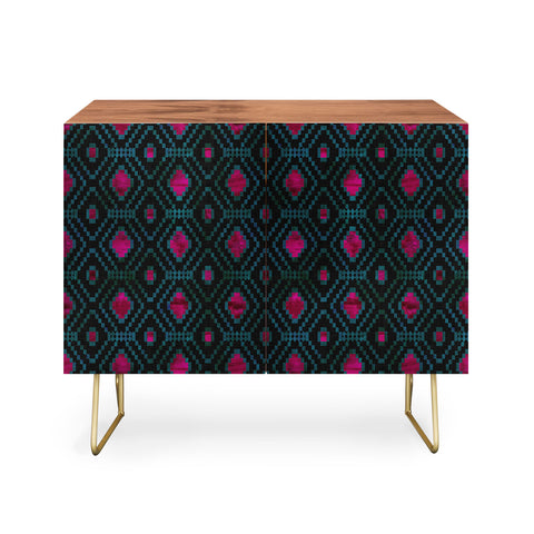 Schatzi Brown Merri Diamond Black Credenza