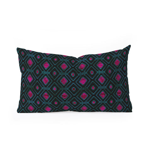 Schatzi Brown Merri Diamond Black Oblong Throw Pillow
