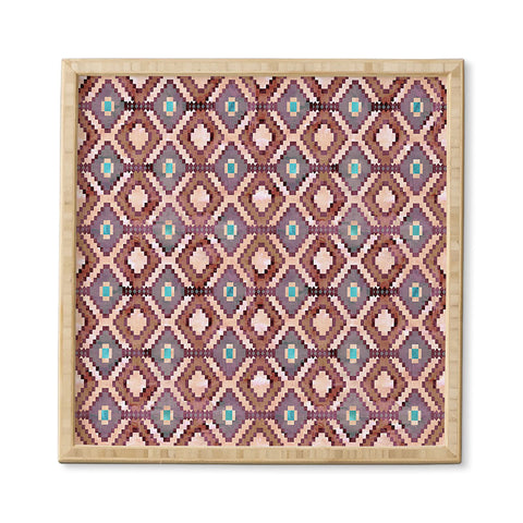 Schatzi Brown Merri Diamond Dusty Framed Wall Art