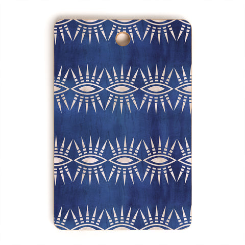 Schatzi Brown Mila Eye Stripe Indigo Cutting Board Rectangle