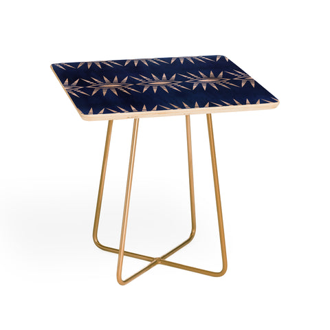 Schatzi Brown Mila Eye Stripe Indigo Side Table
