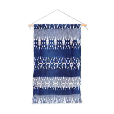 Schatzi Brown Mila Eye Stripe Indigo Wall Hanging Portrait