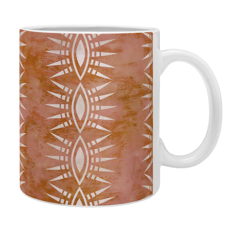Schatzi Brown Mila Eye Stripe Rust Coffee Mug
