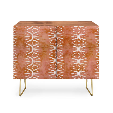 Schatzi Brown Mila Eye Stripe Rust Credenza