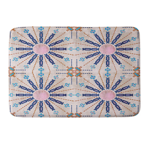 Schatzi Brown Mila Farmhouse Beige Memory Foam Bath Mat