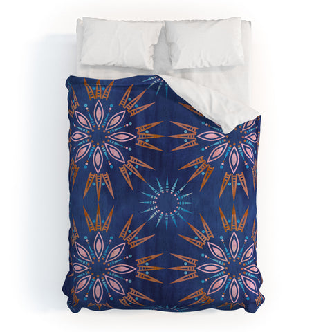Schatzi Brown Mila Farmhouse Indigo Duvet Cover