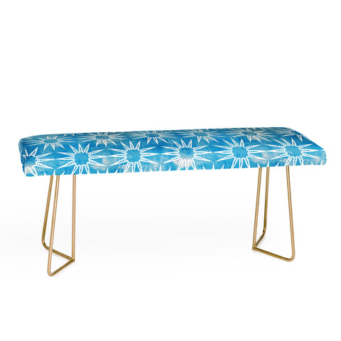 Schatzi Brown Mila Farmhouse Turquoise Sun Bench
