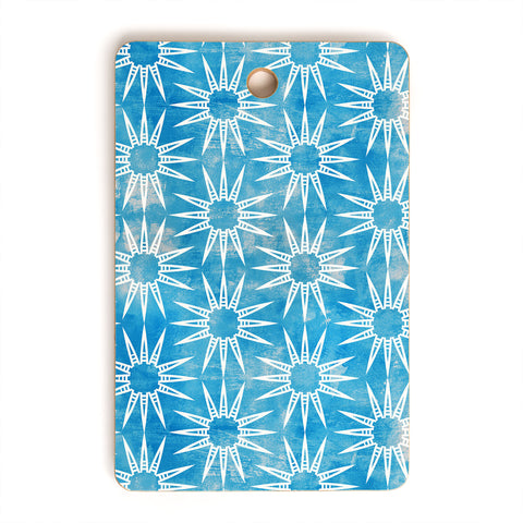 Schatzi Brown Mila Farmhouse Turquoise Sun Cutting Board Rectangle