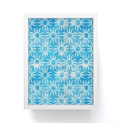 Schatzi Brown Mila Farmhouse Turquoise Sun Framed Mini Art Print