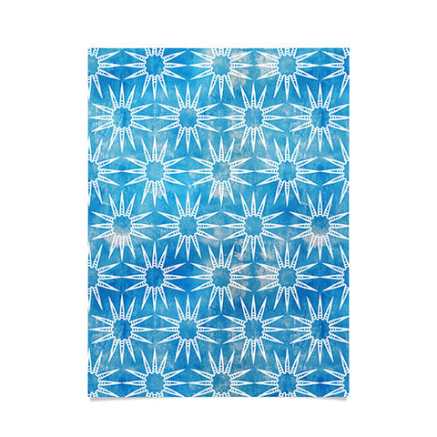 Schatzi Brown Mila Farmhouse Turquoise Sun Poster