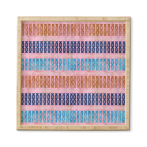 Schatzi Brown Mila Stripe Multi Framed Wall Art