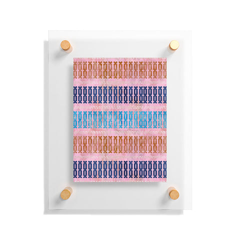 Schatzi Brown Mila Stripe Multi Floating Acrylic Print