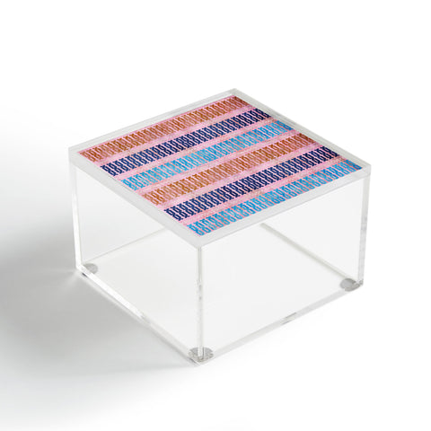 Schatzi Brown Mila Stripe Multi Acrylic Box