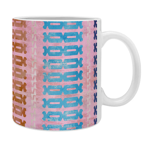 Schatzi Brown Mila Stripe Multi Coffee Mug
