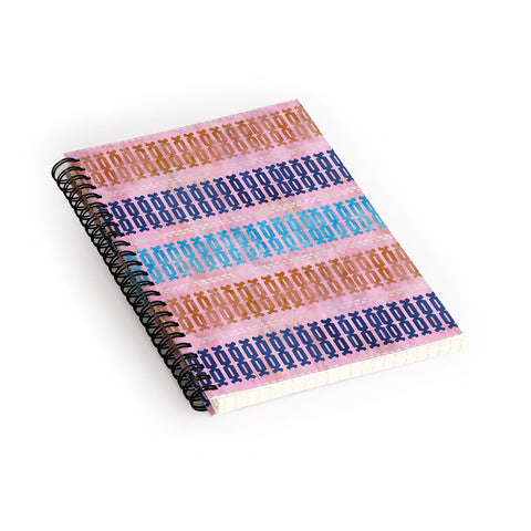 Schatzi Brown Mila Stripe Multi Spiral Notebook