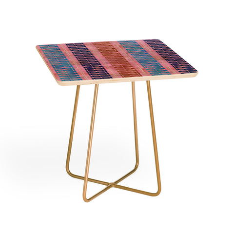 Schatzi Brown Mila Stripe Multi Side Table