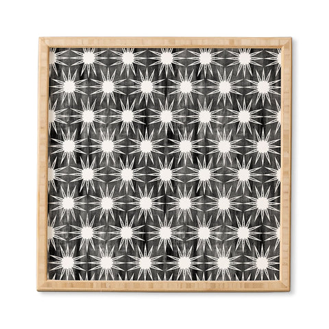 Schatzi Brown Mila Sun Black Framed Wall Art