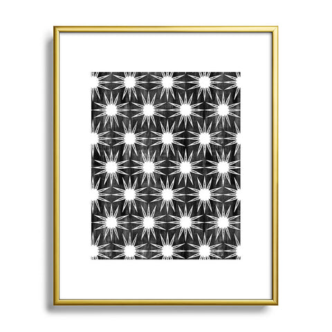 Schatzi Brown Mila Sun Black Metal Framed Art Print
