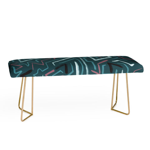 Schatzi Brown Modern Line Midnight Bench