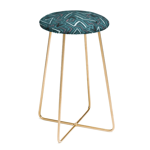 Schatzi Brown Modern Line Midnight Counter Stool