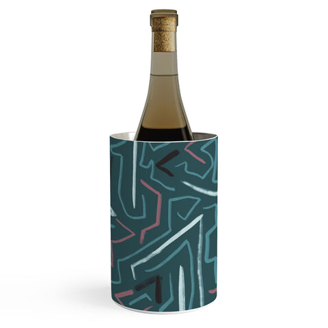 Schatzi Brown Modern Line Midnight Wine Chiller