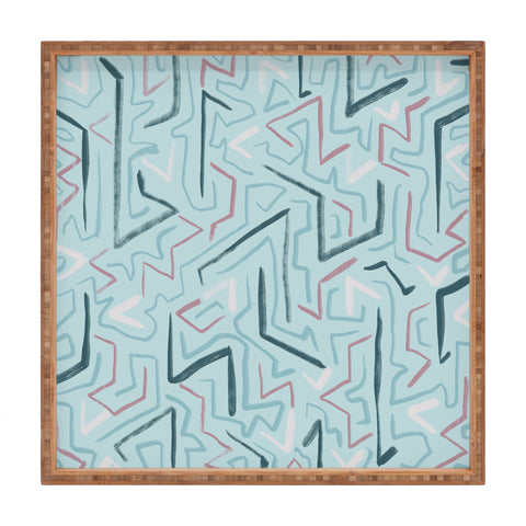 Schatzi Brown Modern Line Zepher Square Tray