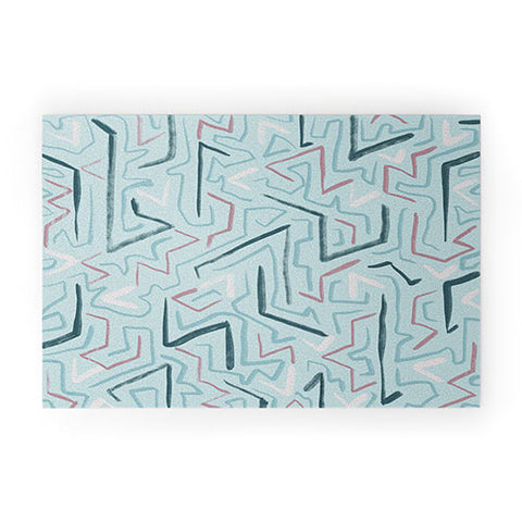 Schatzi Brown Modern Line Zepher Welcome Mat