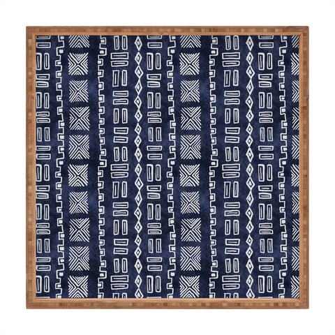 Schatzi Brown Modern Mud cloth 6 Ink Square Tray