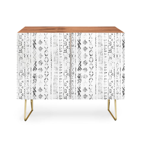Schatzi Brown Modern Mudcloth Snow Credenza
