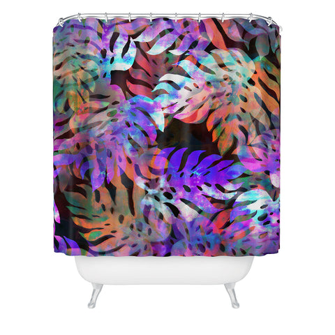 Schatzi Brown Monstrea Love Shower Curtain