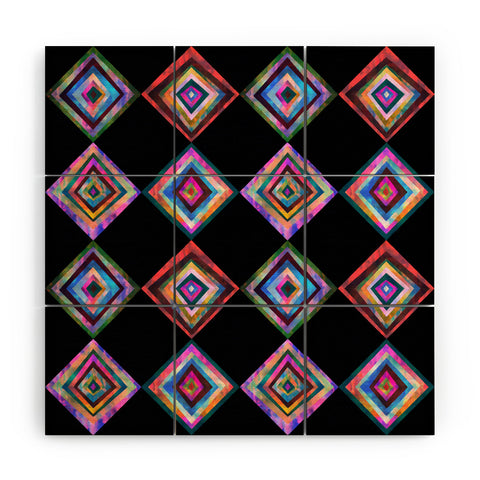 Schatzi Brown Montauk Diamond I Wood Wall Mural