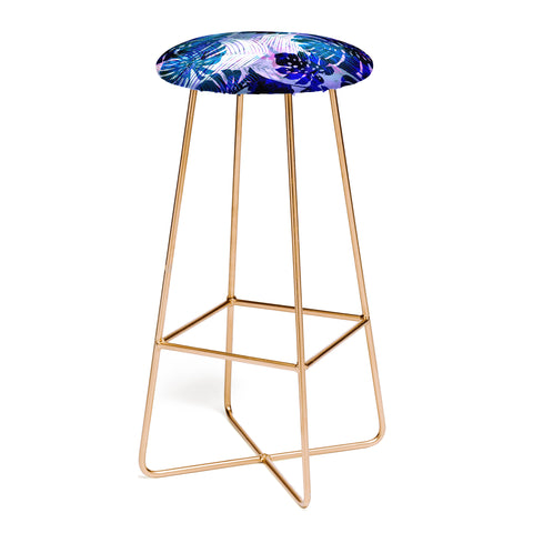 Schatzi Brown Motuu Tropical Blue Bar Stool