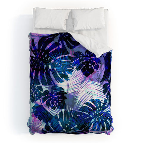 Schatzi Brown Motuu Tropical Blue Comforter