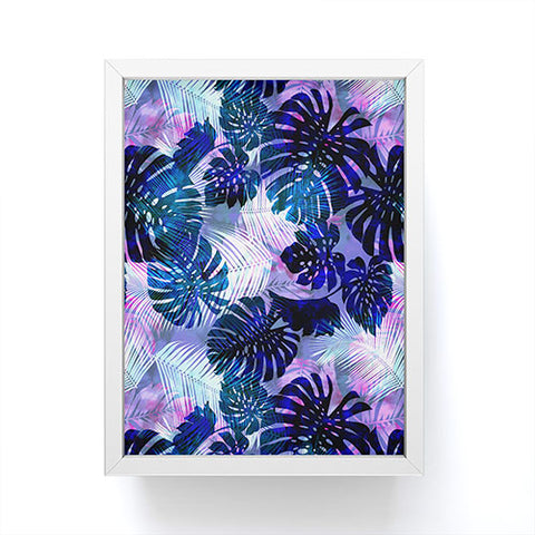 Schatzi Brown Motuu Tropical Blue Framed Mini Art Print