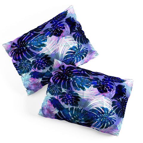 Schatzi Brown Motuu Tropical Blue Pillow Shams