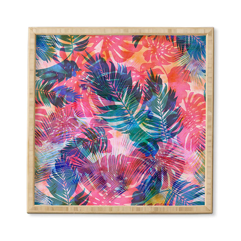 Schatzi Brown Motuu Tropical CMY Framed Wall Art