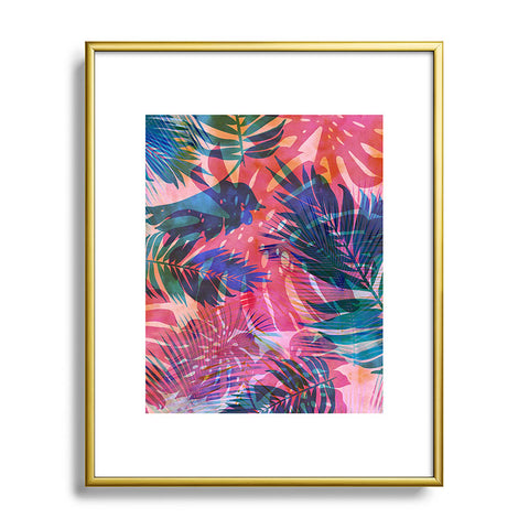 Schatzi Brown Motuu Tropical CMY Metal Framed Art Print